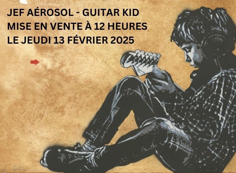 JEF AROSOL - GUITAR KID, 2022